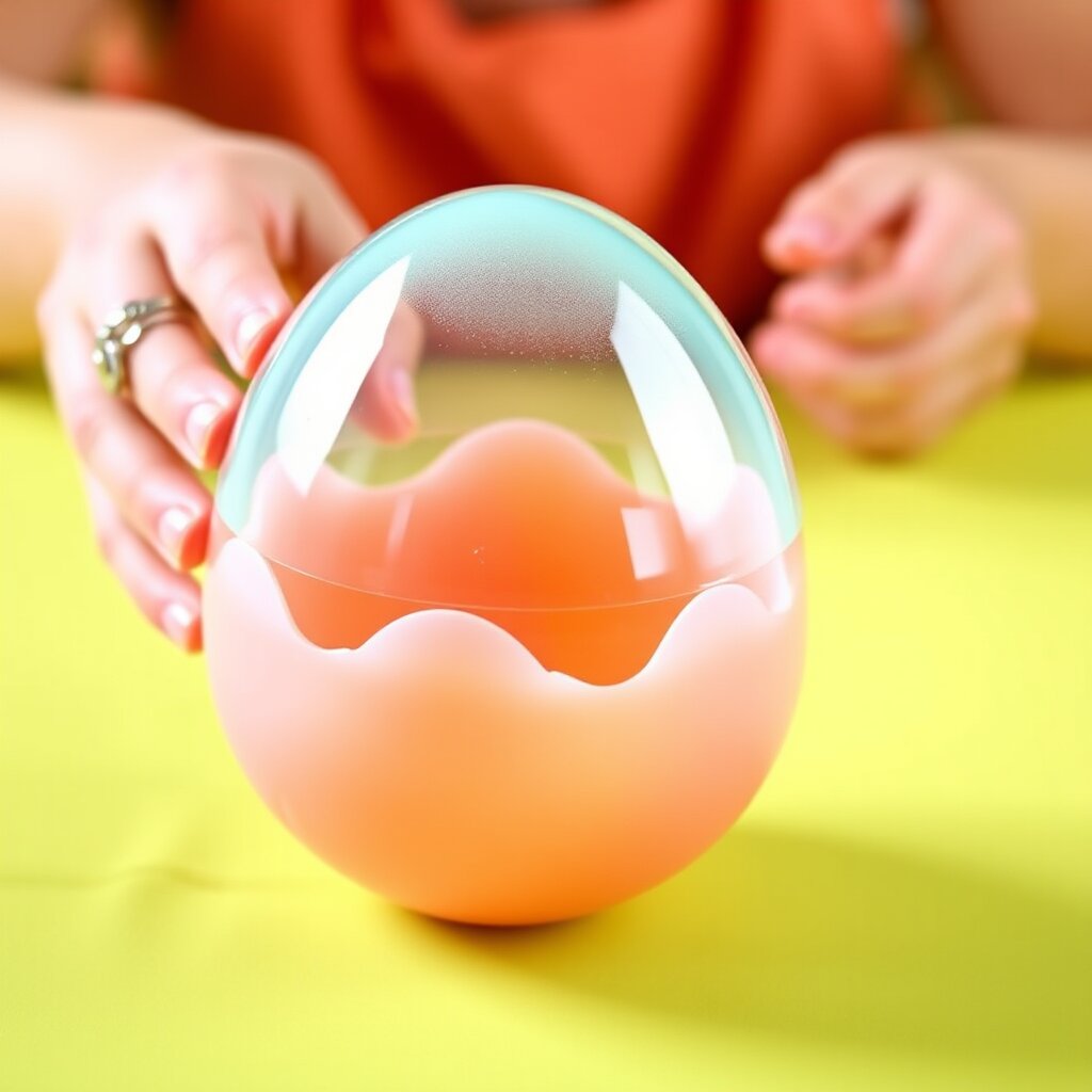 Bouncy Rubber Egg Experiment