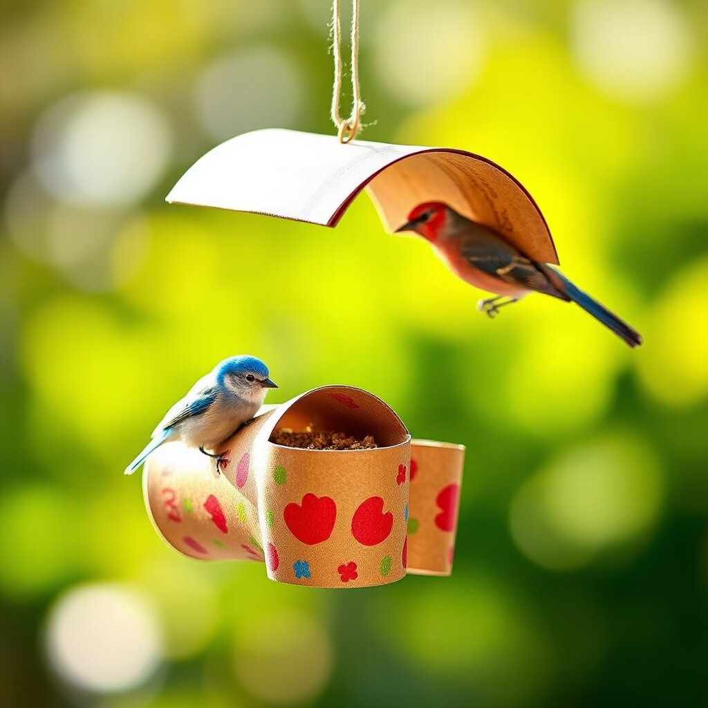 Easy Craft Roll Bird Feeder