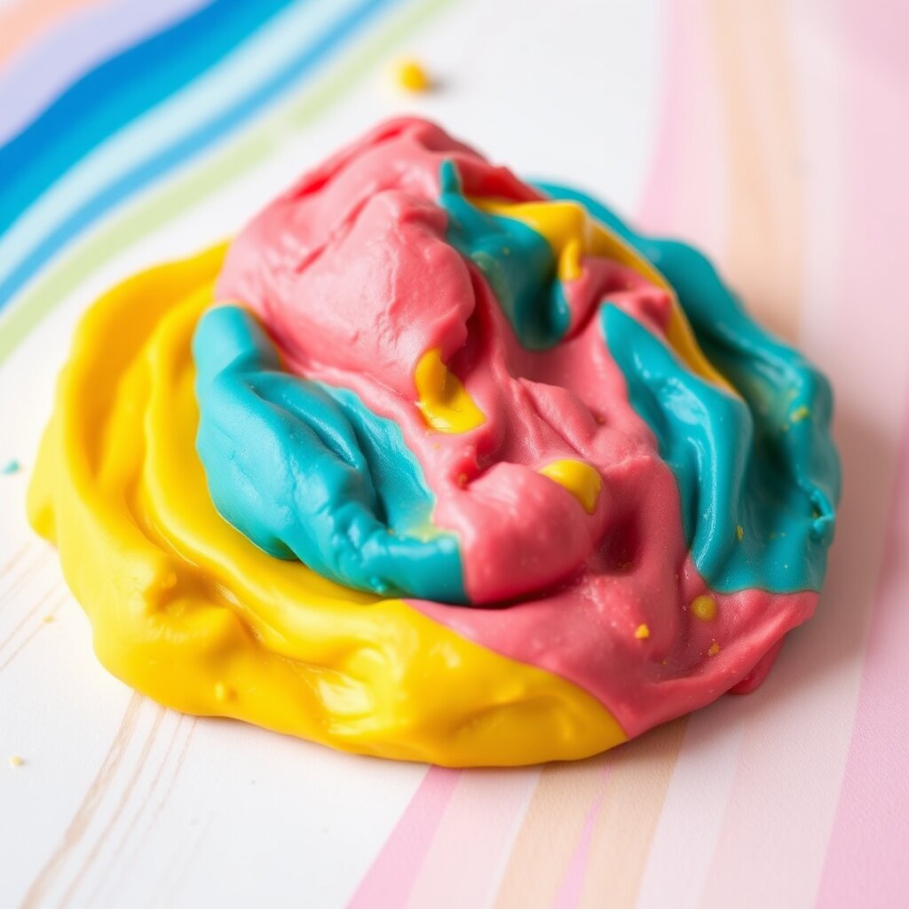Colorful Homemade Playdough