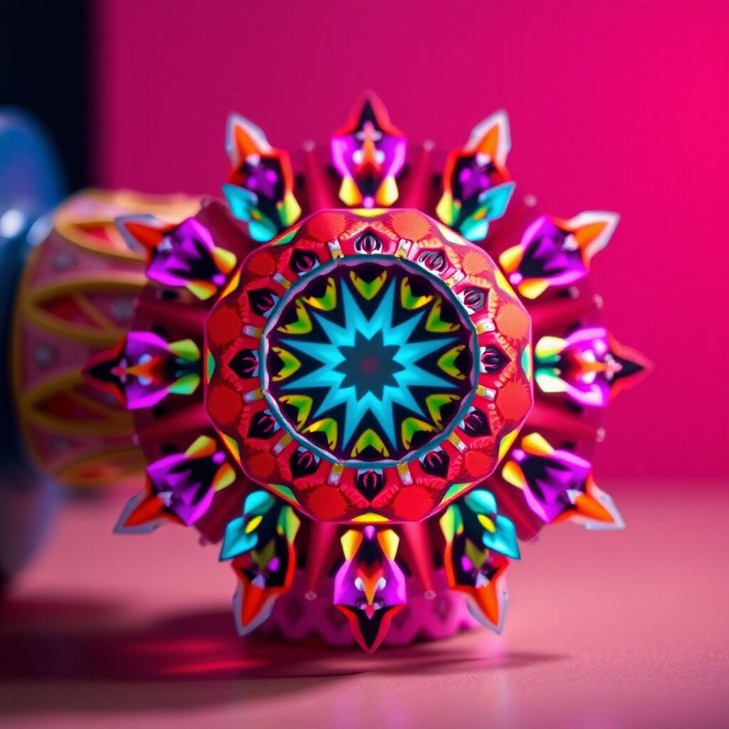 DIY Colorful Kaleidoscope