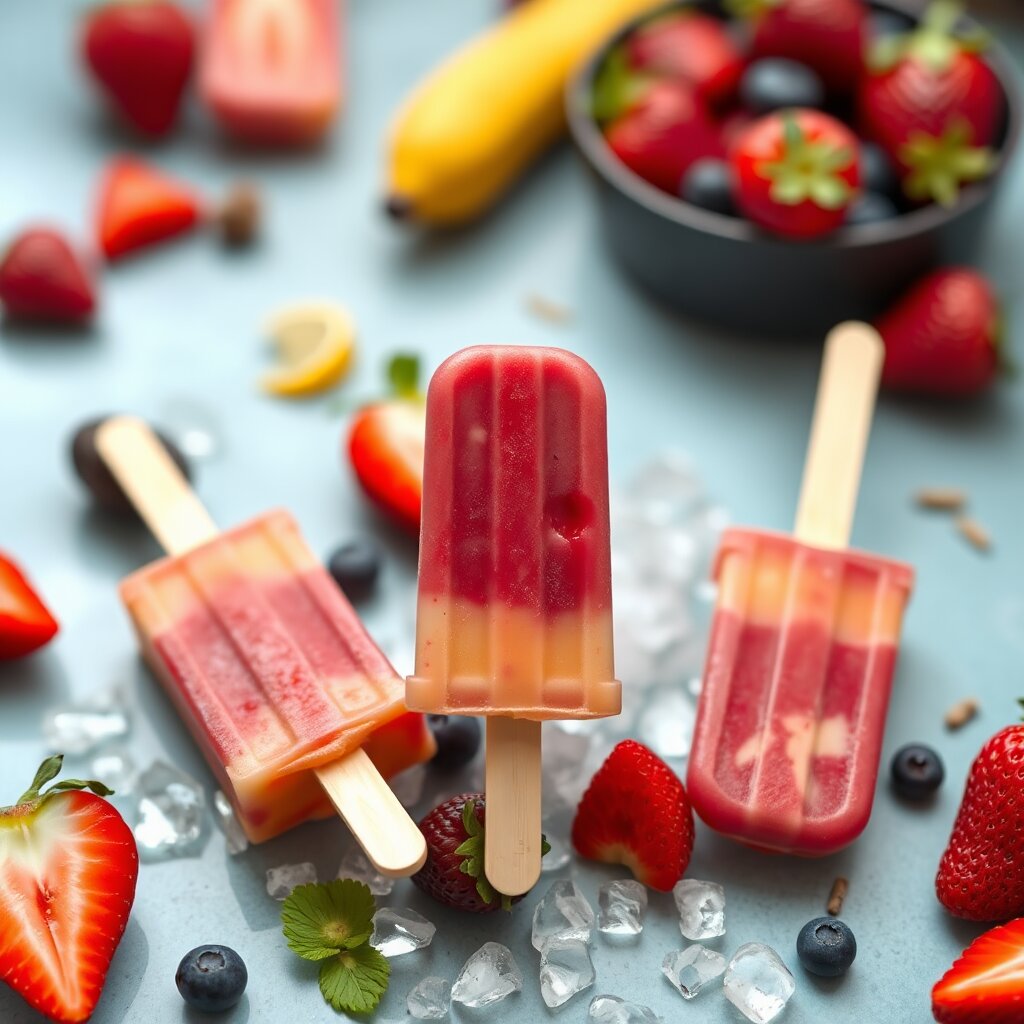 DIY Fruit Smoothie Popsicles
