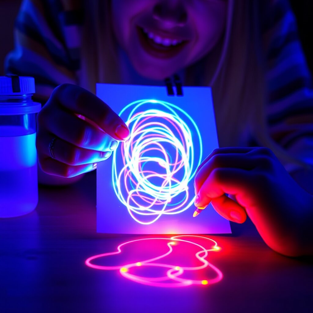 DIY Secret Invisible Ink UV Pen