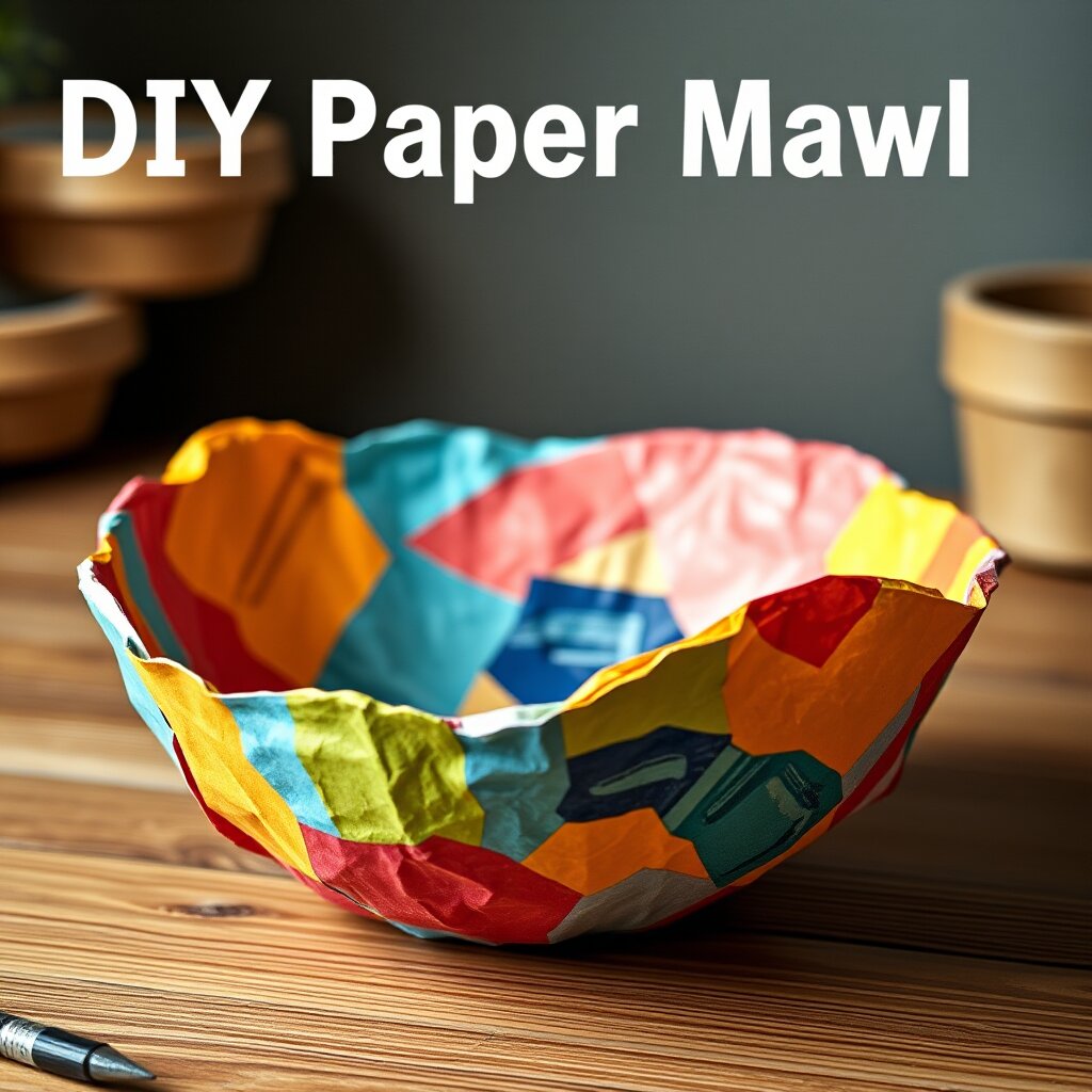 DIY Paper Mache Bowl