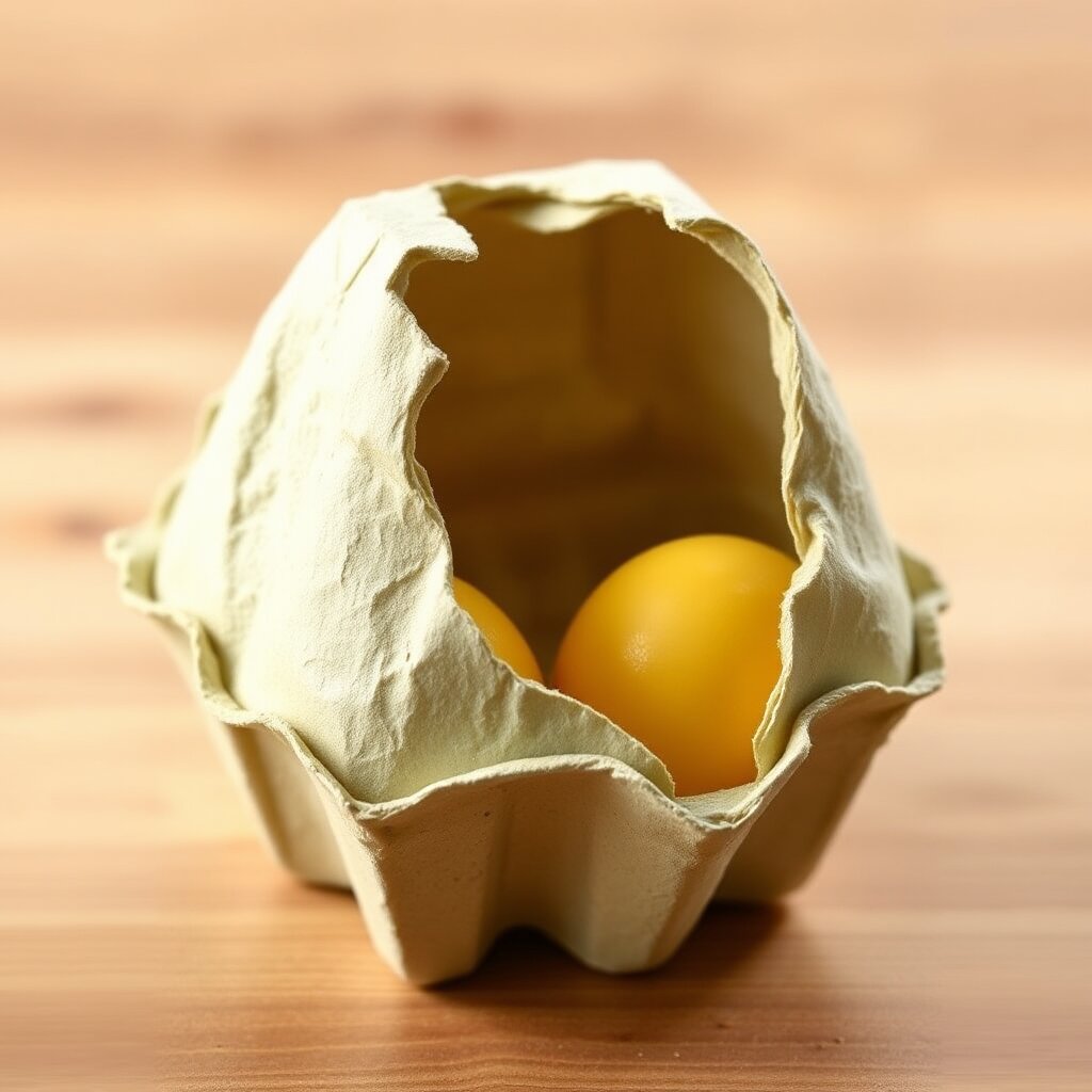 DIY Egg Carton Paper Clay