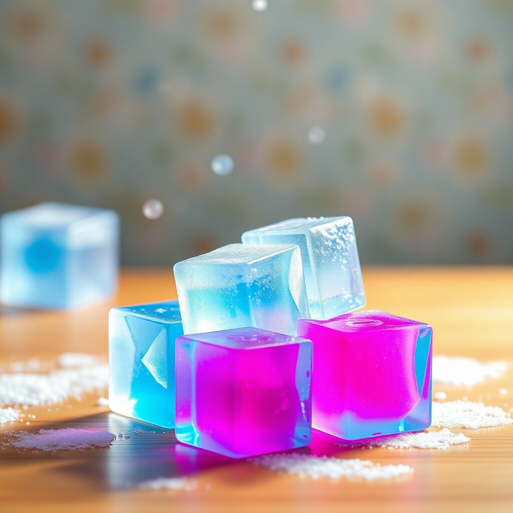 Fizzy Ice Cubes Science