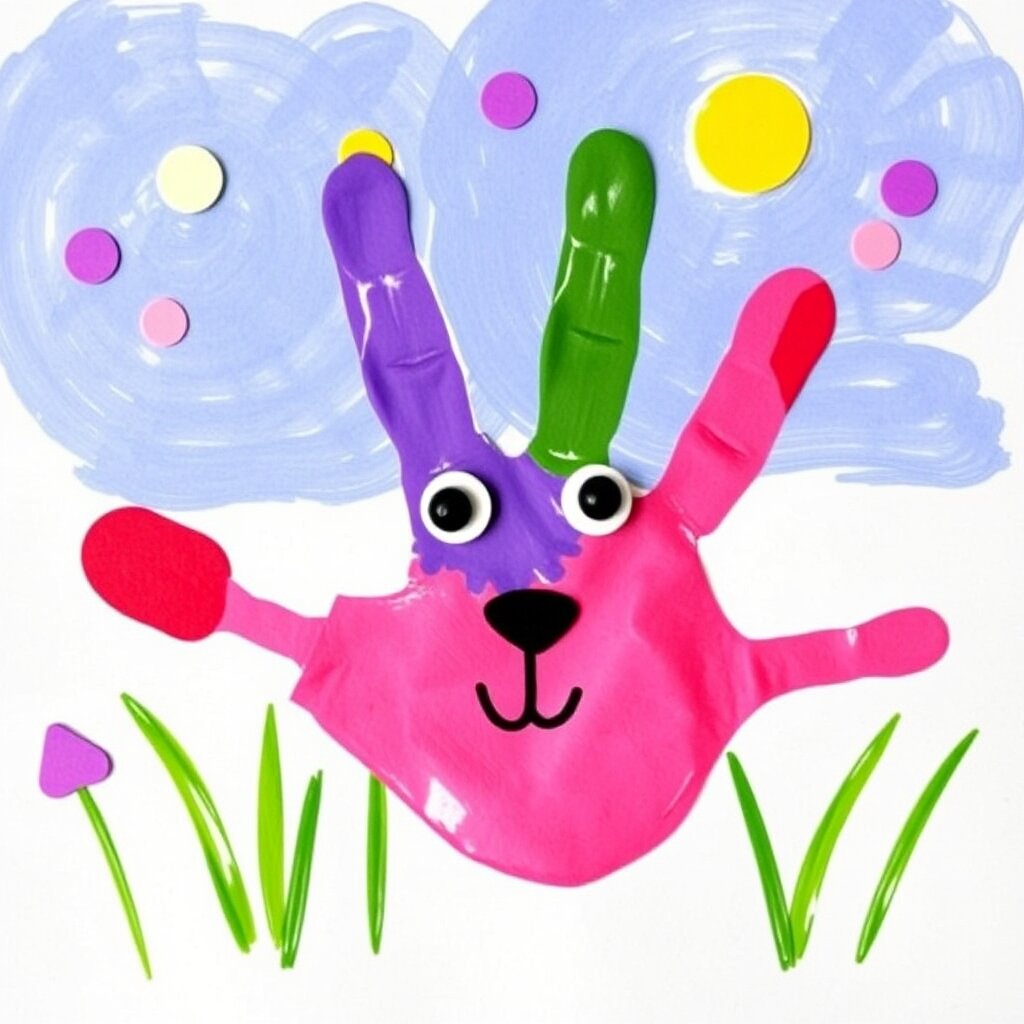 Handprint Animal Art