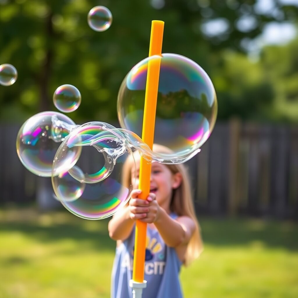 Giant Bubble Wand & Super Solution
