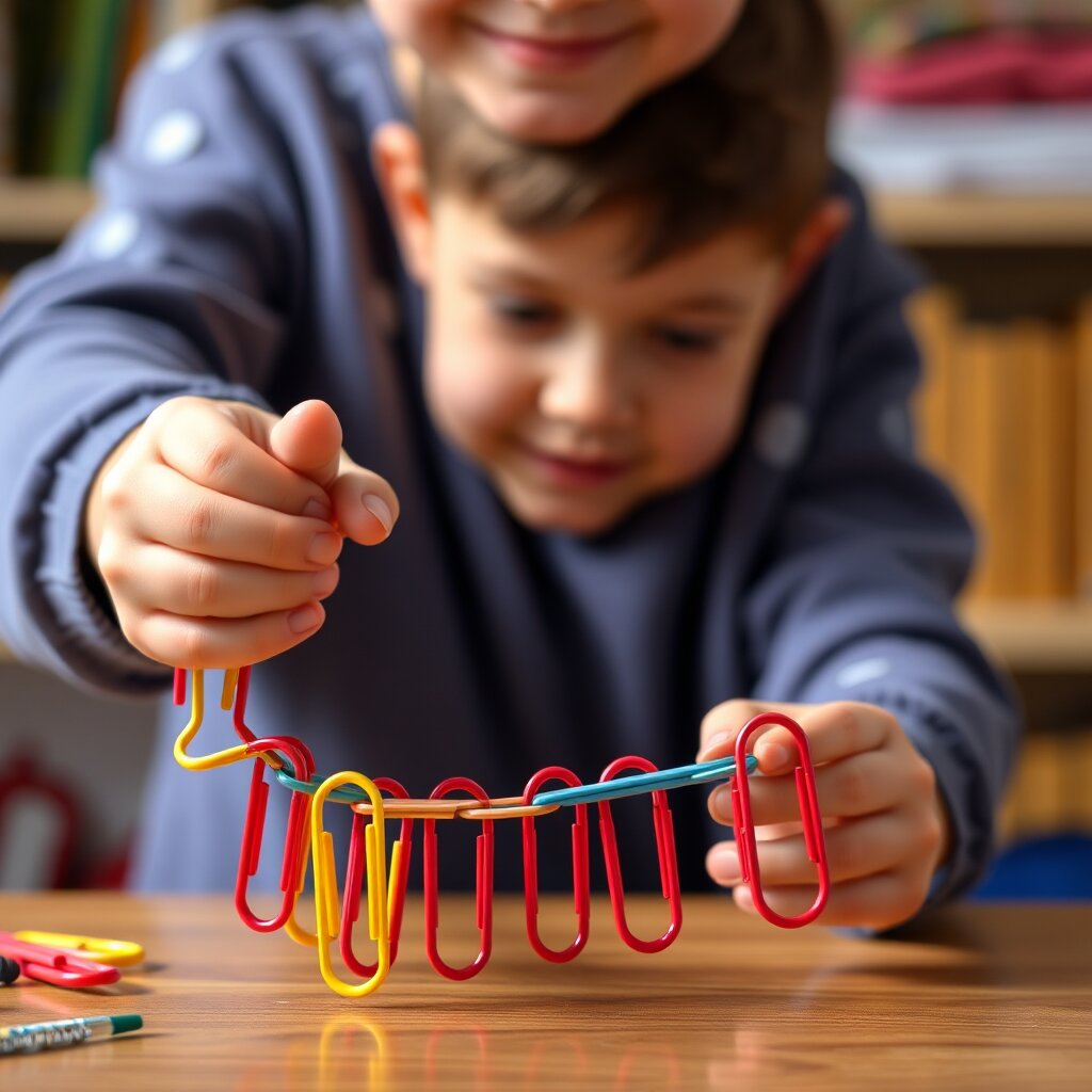 Magnetic Paperclip Chain