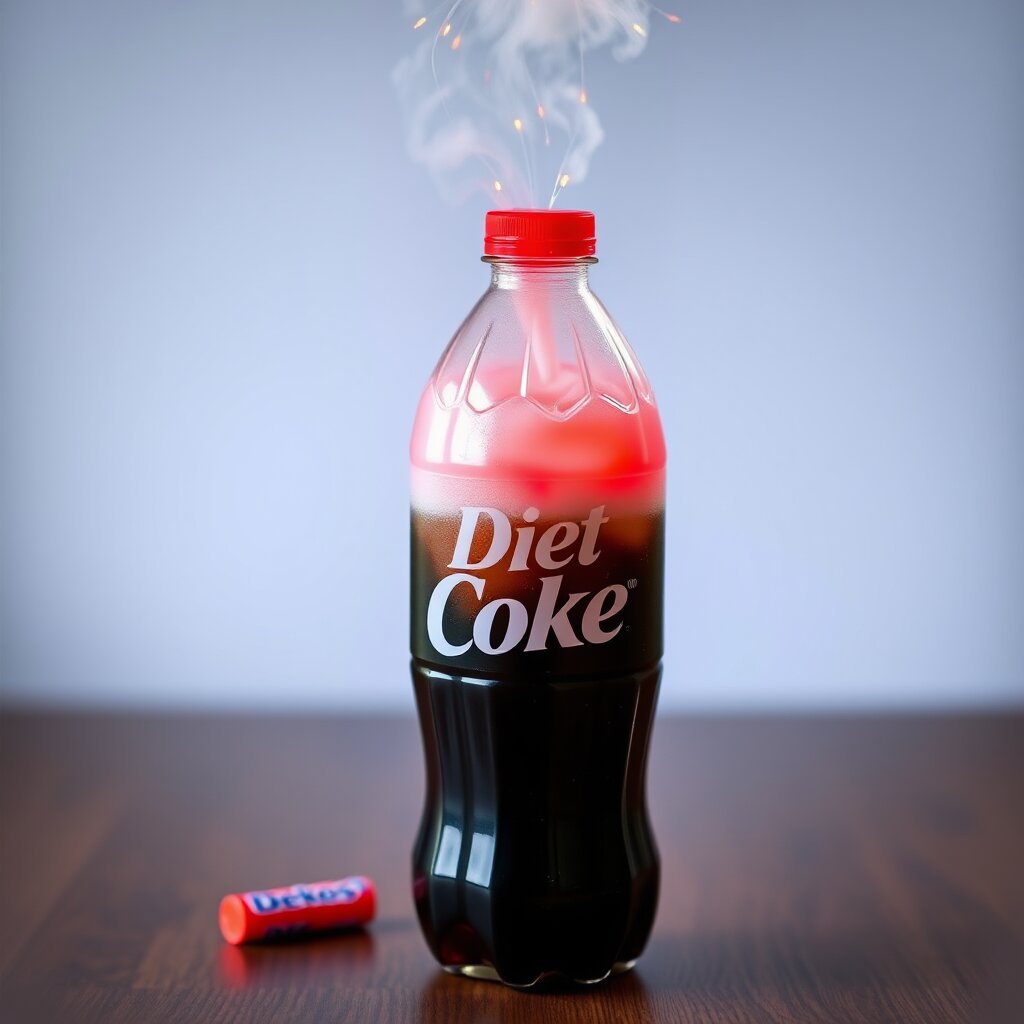 Mentos Diet Coke Geyser