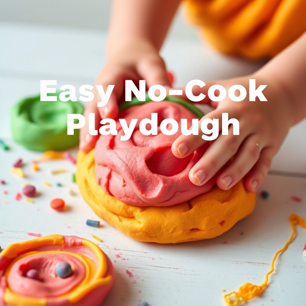 Easy No-Cook Playdough