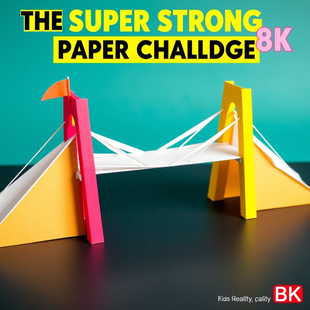 The Super Strong Paper Bridge Challenge